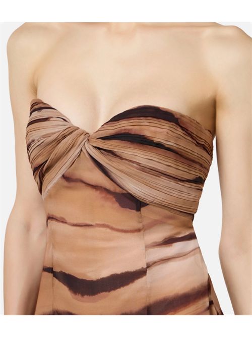 RED CARPET DRESS ELISABETTA FRANCHI | ABR5562E2470 cammello